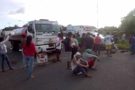 Waraos protestan por detención arbitraria de Guardia Nacional en Tucupita